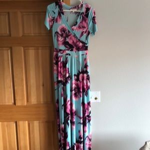 Floral maxi dress